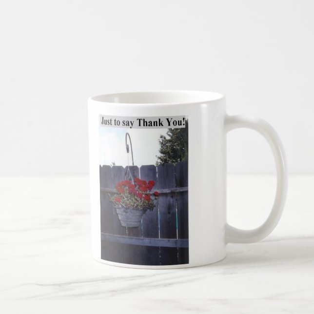 thanks coffee mug (Right)