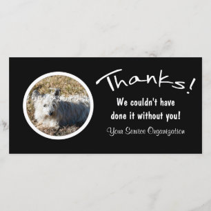 Thanks! Custom Photo Thank You