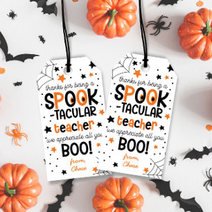 Thanks For Being a Spooktacular Teacher halloween Gift Tags