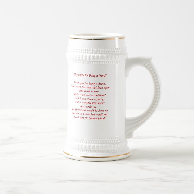 Thanks For Being My Friend - Stein (Right)