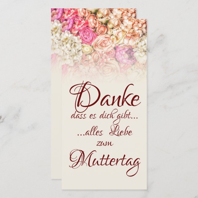 Thanks for being there - Mother's Day (Front/Back)