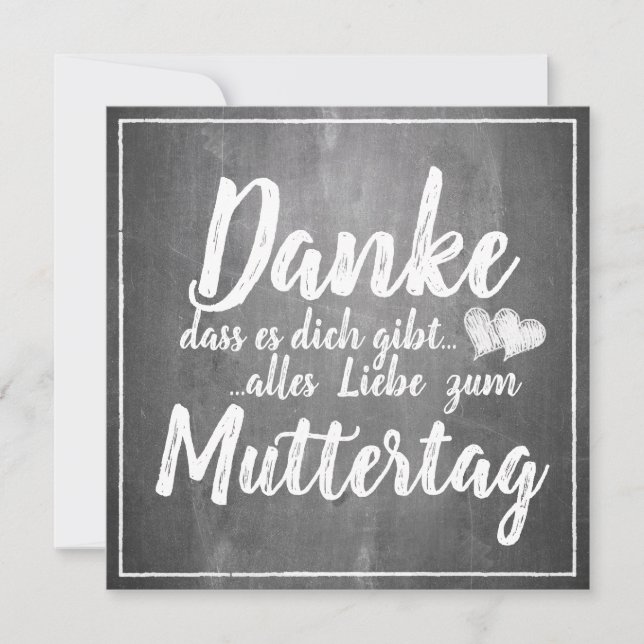 Thanks for being you! Mother's Day Chalkboard (Front)