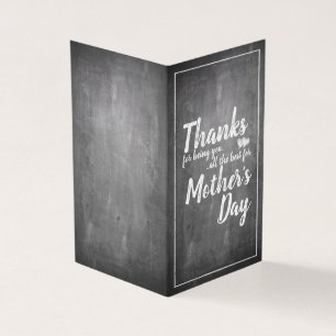 Thanks for being you! Mother's Day Chalkboard
