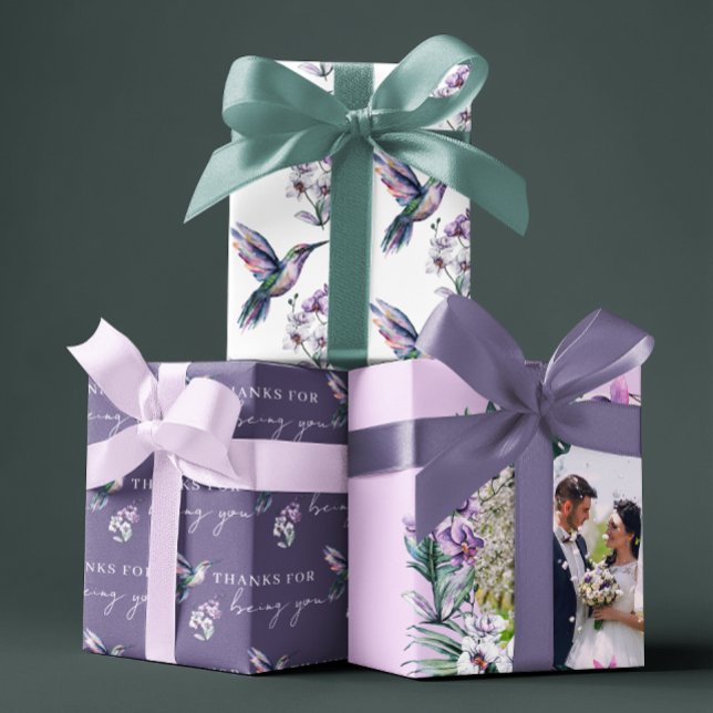 Thanks For Being You Wrapping Paper Sheets (Show your gratitude with thes personalized photo, "Thanks for being you" wrapping paper sheets! )