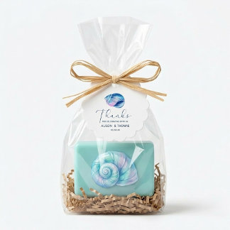 Thanks For Celebrating With Us! Summer Wedding Favour Tags