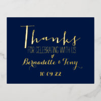 Thanks For Celebrating With Us! Wedding Thank You