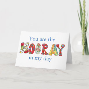 Thanks for cheering me up card