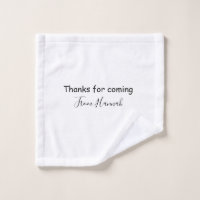 thanks for coming add name text message babyshower