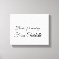 thanks for coming add name text message 