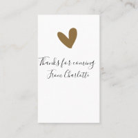 thanks for coming add name text message gold heart