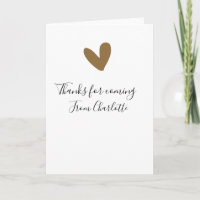 thanks for coming add name text message gold heart