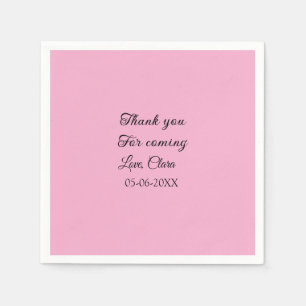 thanks for coming add name text message napkin