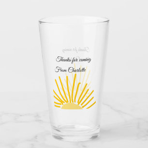 thanks for coming add name text message sun glass