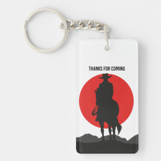 Thanks for coming - cowboys keychain