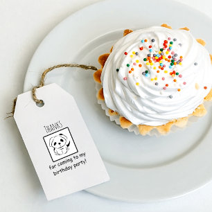 Thanks For Coming To Birthday Party Puppy Self-inking Stamp