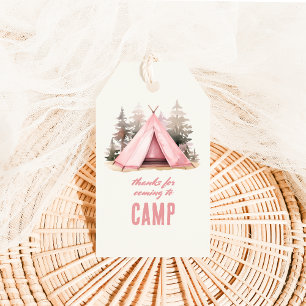 Thanks for Coming to Camp Gift Favour Tag