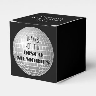 Thanks For Disco Memories Birthday Bachelorette Favor Box