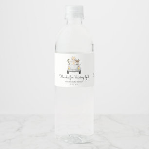 Thanks for Driving By Favour Water Bottle Label