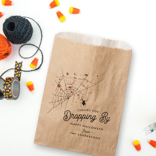 Thanks For Dropping By Halloween Party Favour Bag