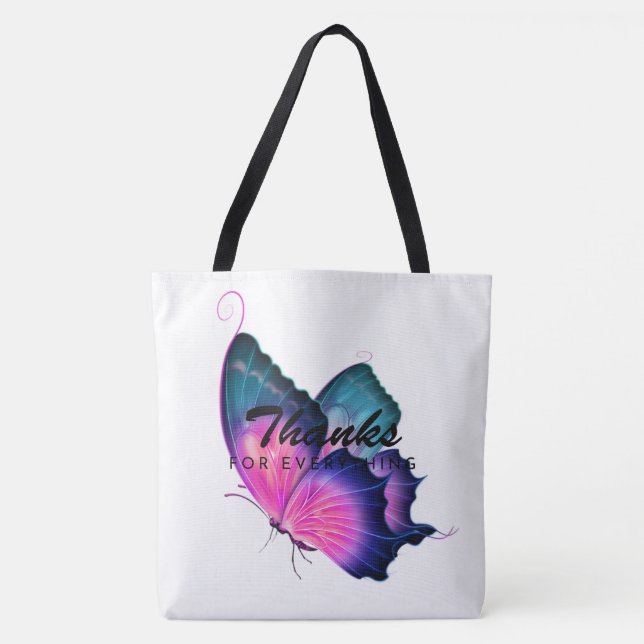 thanks for everything tote bag (Front)