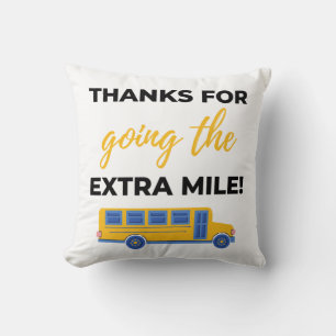 Thanks For Going The Extra Mile bl Throw Pillow