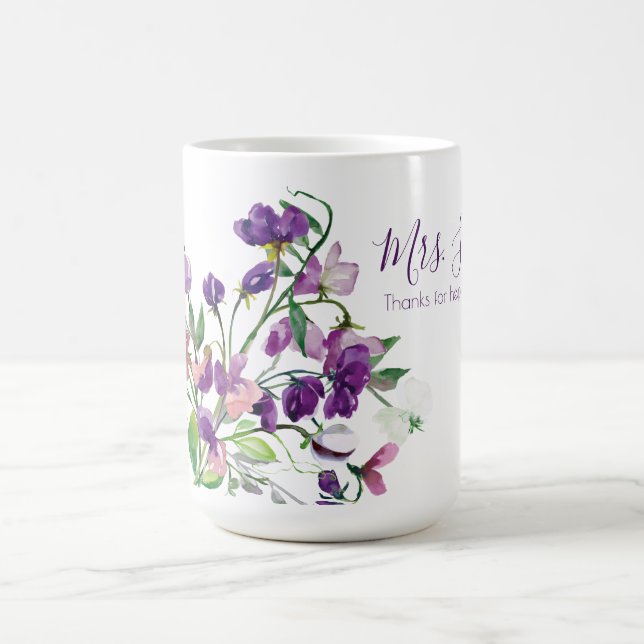 Thanks For Helping Me Bloom Mug (Center)