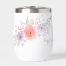 Thanks For Helping Me Bloom Water Bottle