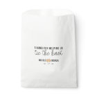 Thanks for Helping Us Tie the Knot Pretzel Wedding