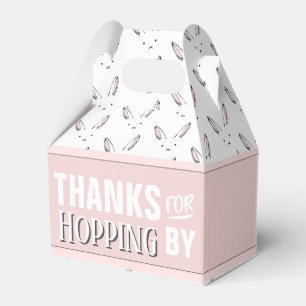 Thanks for Hopping By Bunny Rabbit Happy Easter Favor Box