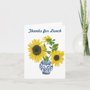 Thanks for Lunch Note Card