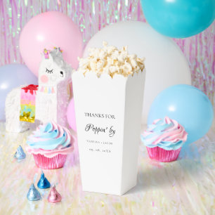 Thanks for poppin by Wedding Favour  Favor Box
