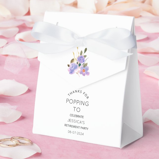  Thanks for Popping By Retirement Party  Favor Box (Wedding)