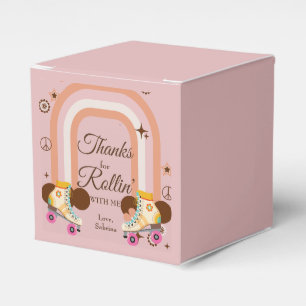 Thanks for Rollin' With Me Roller Skate Birthday Favor Box