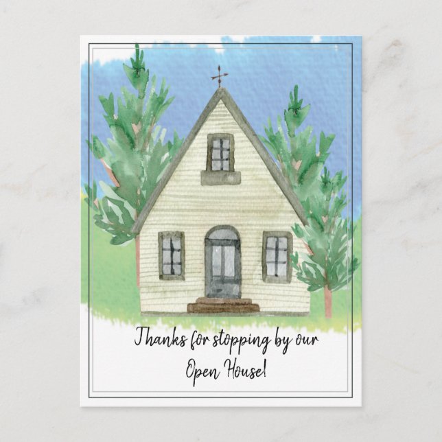Thanks for Stopping By Our Open House Postcard (Front)