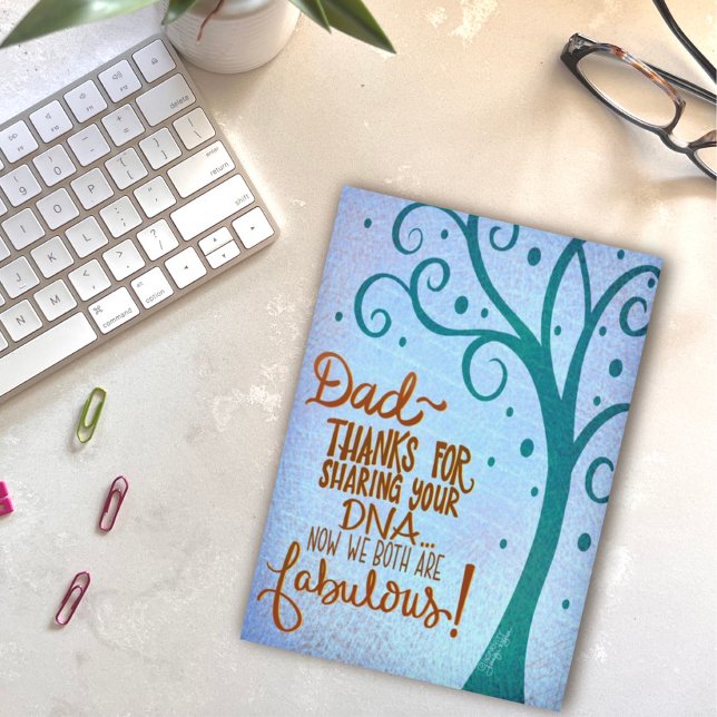 Thanks for the DNA Father’s Day Funny Card (Creator Uploaded)