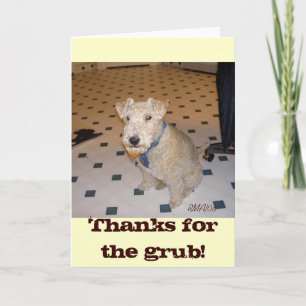 Thanks for the Grub! Card