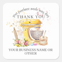Thanks for the purchase, small bakery business.