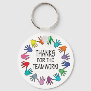 Thanks for the Teamwork appreciation Keychain