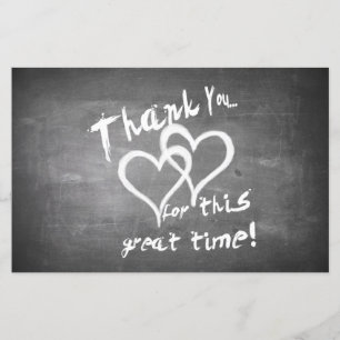 Thanks for this great time on a chalk board