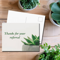 Thanks for Your Referral Modern Plant Business