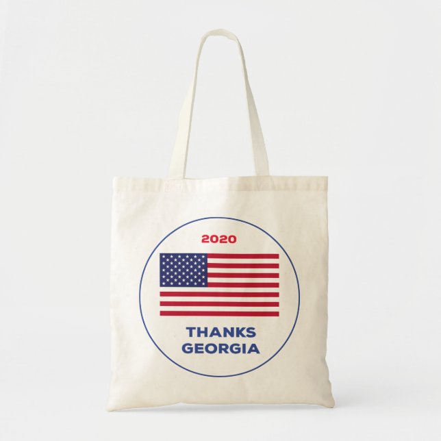 Thanks Georgia 2020 Election Tote Bag (Front)