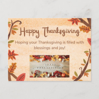 thanks giving card