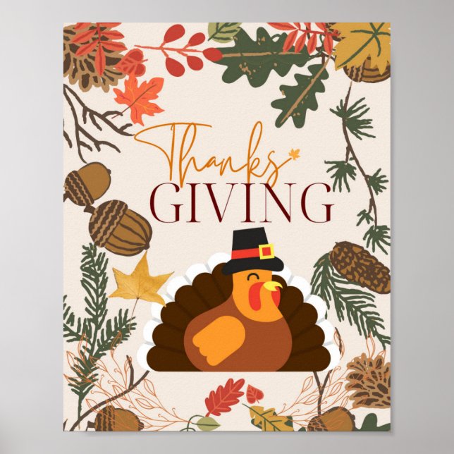 Thanks Giving Poster (Front)