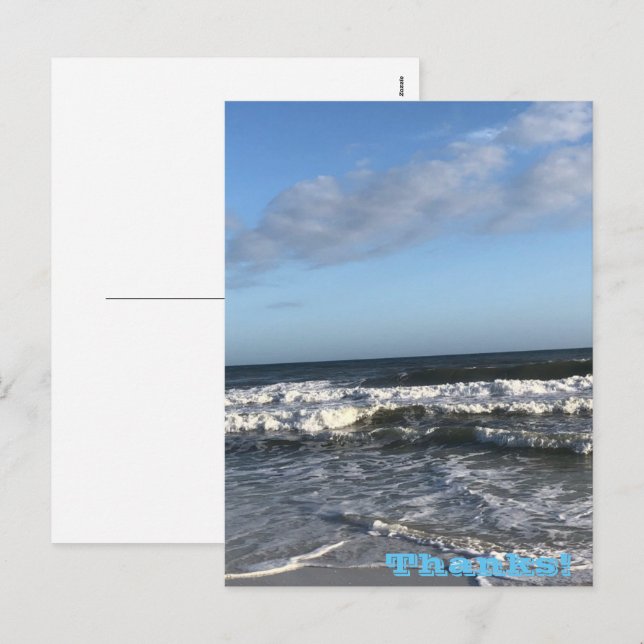 Thanks Holiday Postcard (Front/Back)