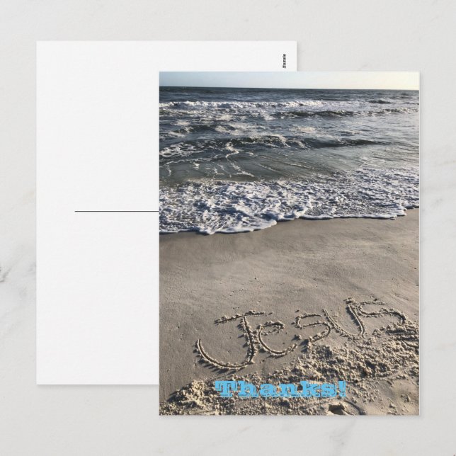 Thanks Holiday Postcard (Front/Back)