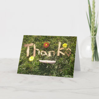 Thanks in bark thank you card