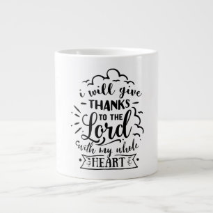 Thanks- Jumbo Mug