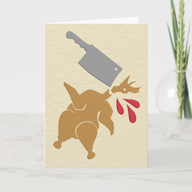 Thanks Killing Thank You Card (Front)