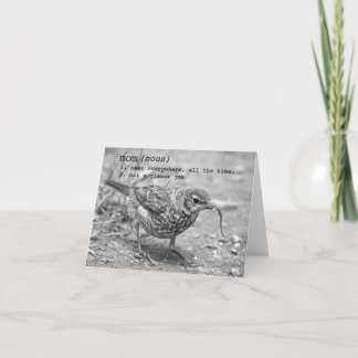 Thanks, Mom. (Card says she rocks) Thank You Card