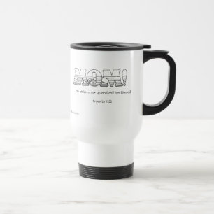 Thanks Mom Mother's Day Travel Mug